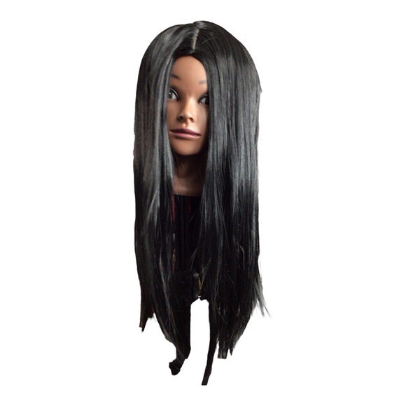 Black Straight Hair Wig with Sleek Shine NWT - Picture 5 of 7